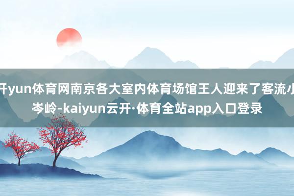 开yun体育网南京各大室内体育场馆王人迎来了客流小岑岭-kaiyun云开·体育全站app入口登录